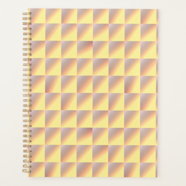 Agenda Tone-on-tone squares. (Frente)