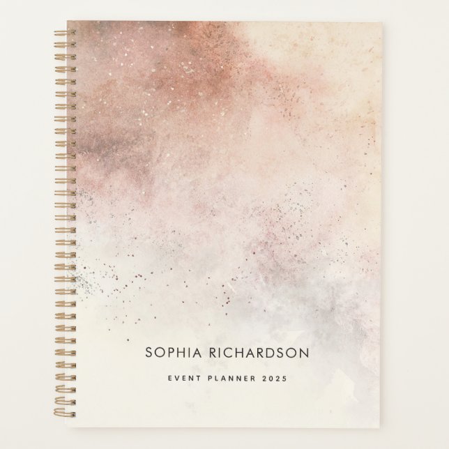 Agenda Toneladas de Terra Simples de Auburn Natural (Frente)