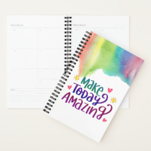 Agenda Torne Aquarela De Cotação Motivacional Incrível Ho