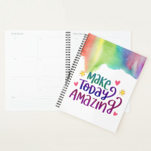 Agenda Torne Aquarela De Cotação Motivacional Incrível Ho