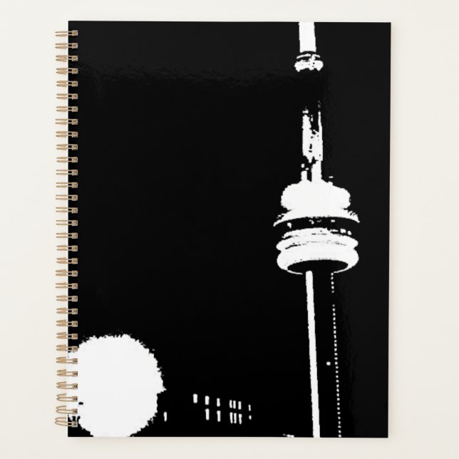Agenda Torre CN Urbana à Noite notebook (Frente)