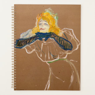 Agenda Toulouse-Lautrec - Yvette Guilbert Singing