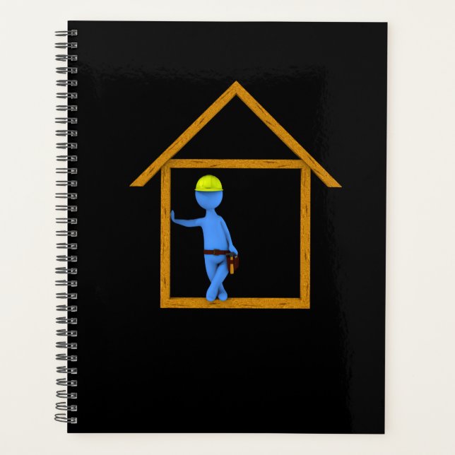 Agenda Trabalhador De Madeira De Carpinteiro (Frente)