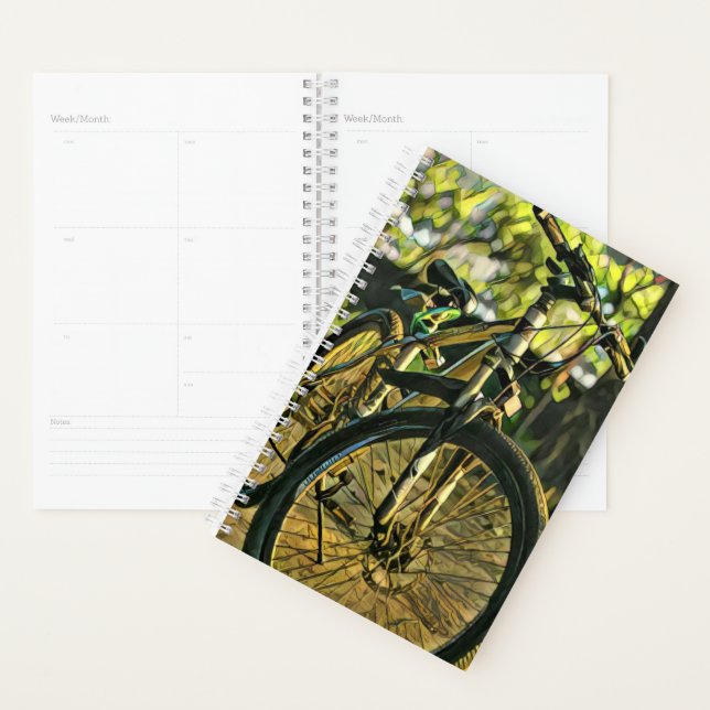 Agenda Trabalho de arte de bicicleta (Exibição)