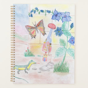 Agenda Trabalho de arte de Crianças Personalizadas, brinq