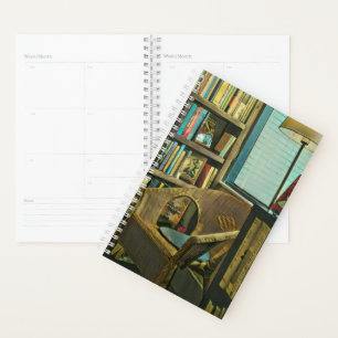 Agenda Trabalho de arte de livros de Vintage