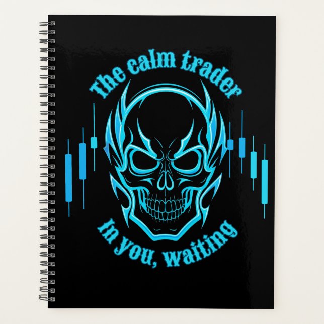 Agenda Trade Motivation | Skull | Calm Trader (Frente)