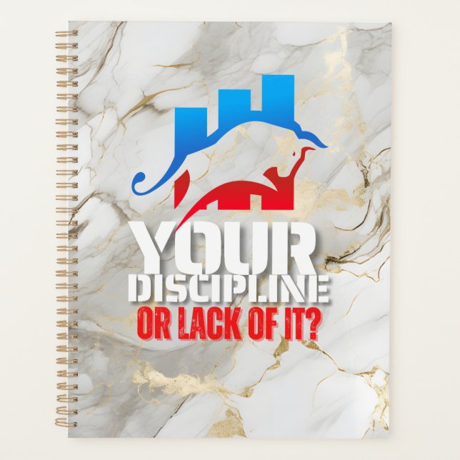 Agenda Trader motivation | Bull n Marble | Discipline (Frente)