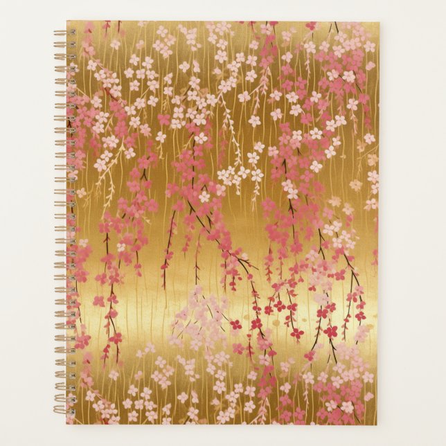 Agenda Trailing Sakura Chiyogami Planner (Frente)