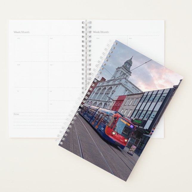 Agenda Trama vermelha e azul (Exibição)