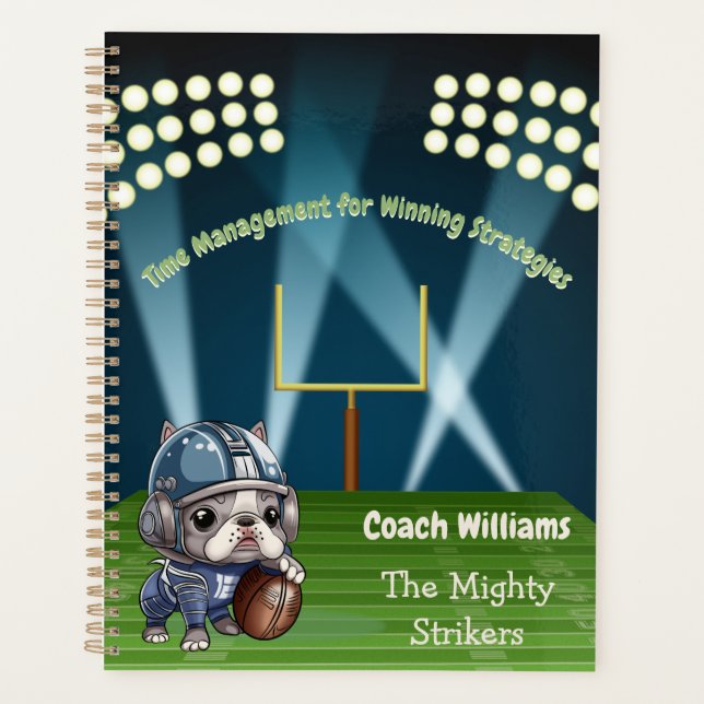 Agenda Treinador do estádio de quarterback francês (Frente)