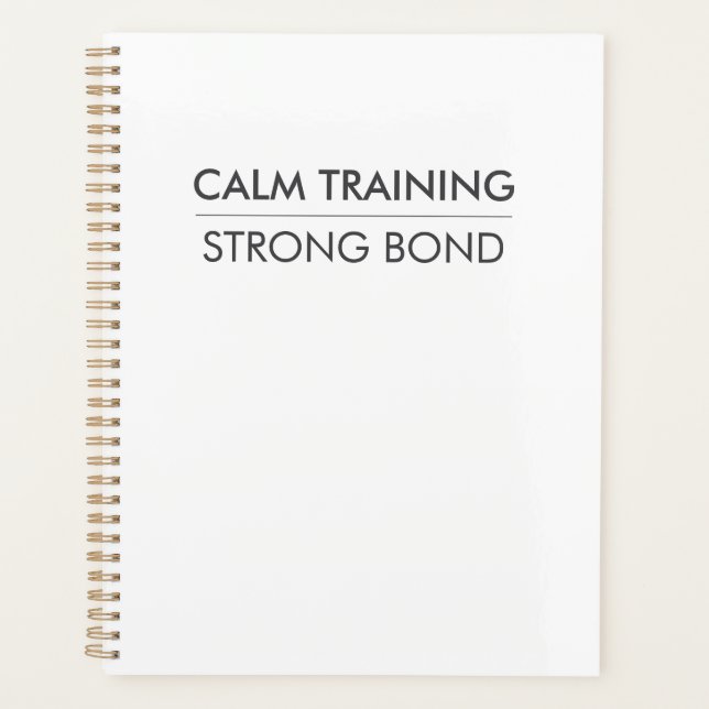Agenda TREINAMENTO CALMO VÍNCULO FORTE – Treinamento Míni (Frente)