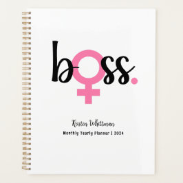 Agenda Trendy Boss Lady Modern Typografia
