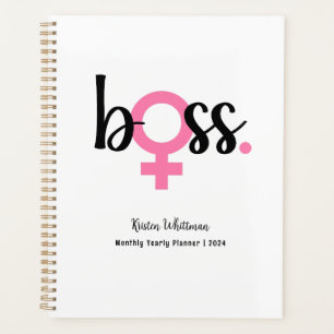 Agenda Trendy Boss Lady Modern Typografia
