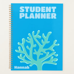 Agenda Trendy Preppy Blue Beach