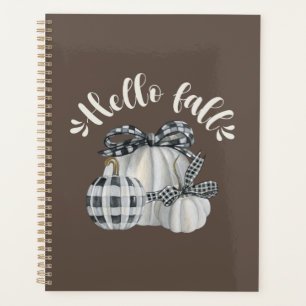 Agenda Três Pumpkin Olá Queda