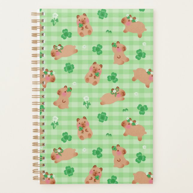 Agenda Trevo Verde de Capivara (Frente)