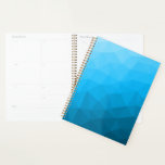 Agenda Triângulo do padrão geométrico do gradiente ciano<br><div class="desc">Malha geométrica do triângulo com gradiente ombre azul claro. padrão,  ombre,  mesh,  triângulos,  geometria,  gradiente,  legal,  triângulo,  brilhante,  azul,  ciano</div>