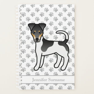 Agenda Tricolor Smox Fox Terrier Cute Dog & Name