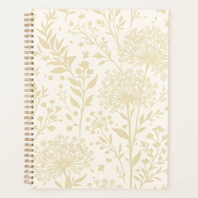 Agenda Trigo Dourado Dandelion Doce - Neutro (Frente)