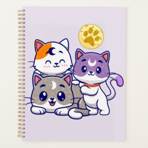 Agenda Trio Adorável - Três Gatos Gelados