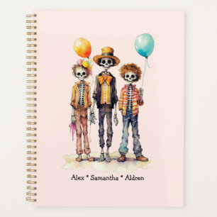 Agenda Trio Zombie Pastel Adorável - Halloween Bonito (2)