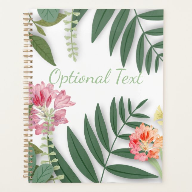 Agenda Tropical Floral (Frente)