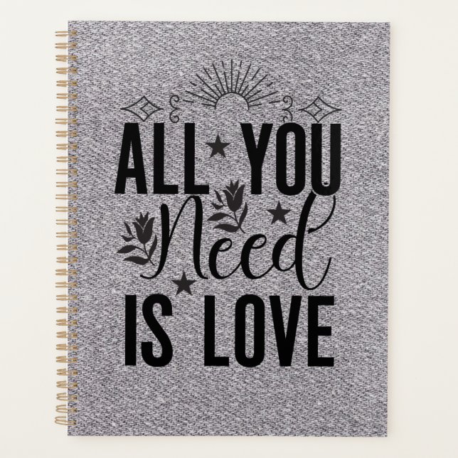 Agenda Tudo que você precisa é Love-20230 (Frente)