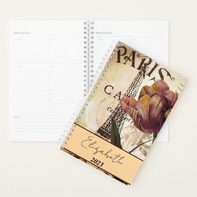 Agenda Tulipa personalizada Paris (Exibição)