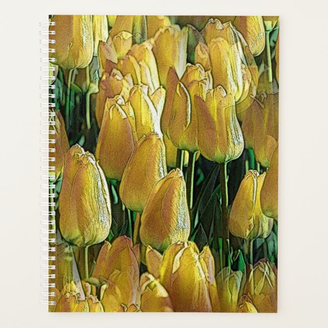 Agenda Tulipas Amarelas Sunshine (Frente)