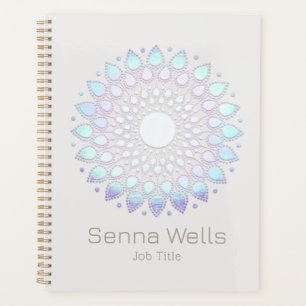 Agenda Turquesa Lotus Flower Mandala