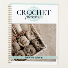 Agenda Turquoise Crochet Planner