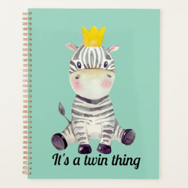 Agenda Twin Zebra Divertido