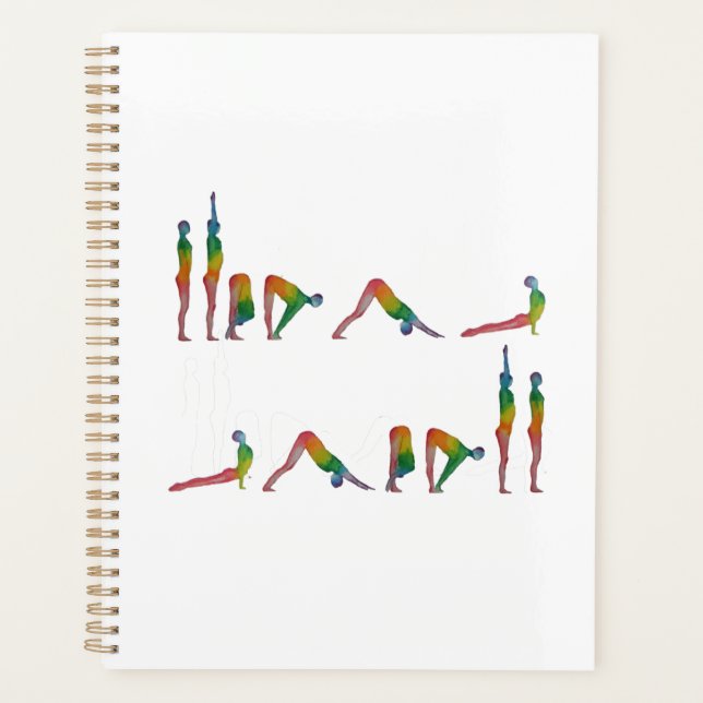 Agenda Über Planner – Surya Namaskarasana (Frente)