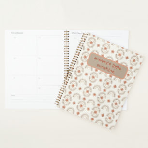 Agenda Um design de bebê inspirado em boho suave