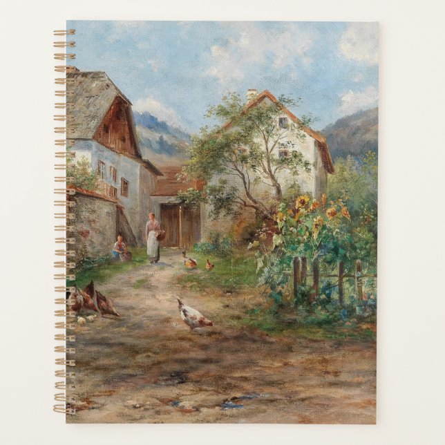 Agenda Um Jardim Russo em Flor no Campo (Frente)