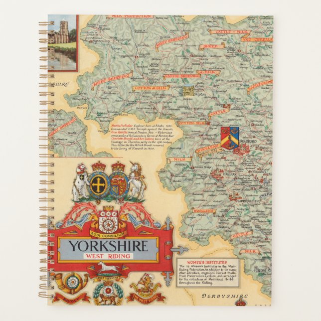 Agenda Um mapa de Yorkshire: West Riding (Frente)