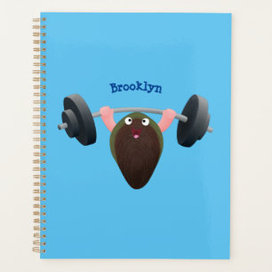 Agenda Um mexilhão engraçado trabalhando na ilustração de