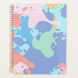 Agenda Um padrão confuso de manchas de tinta