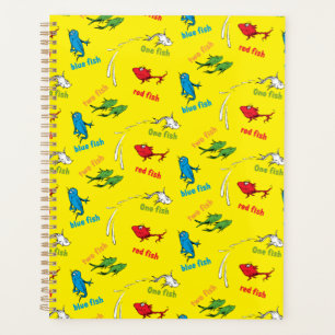 Agenda Um Peixe Dois Peixes Padrão Amarelo
