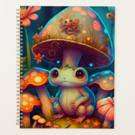 Agenda Um sapo mágico de cogumelos