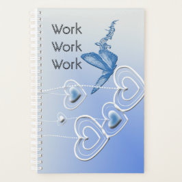 Agenda Uma borboleta e corações