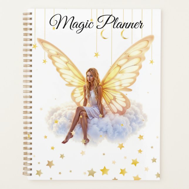 Agenda Uma fada elegante e pacífica brilha e luz (Frente)