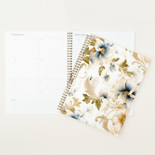 Agenda Uma Série Floral de Casamento Design 3