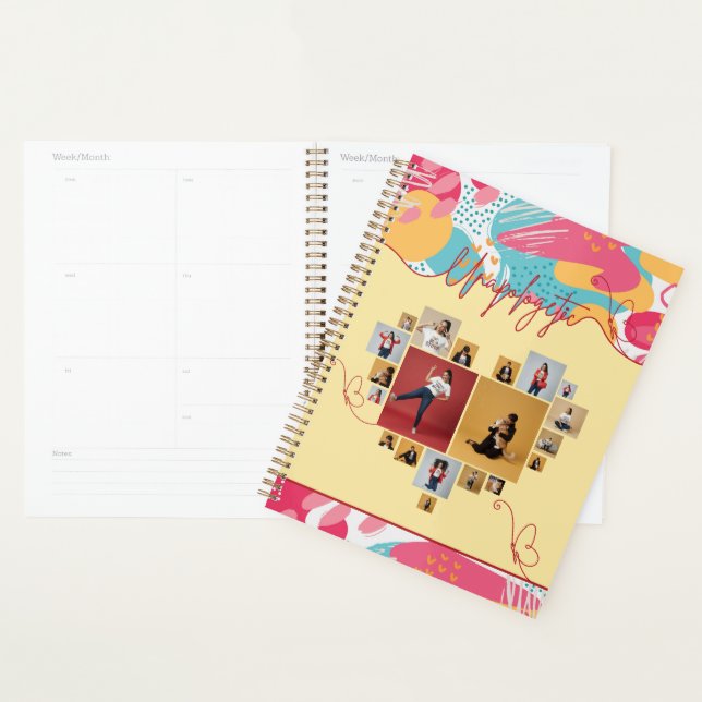 Agenda Unapologetic Personalized Feminine Photo Collage (Exibição)