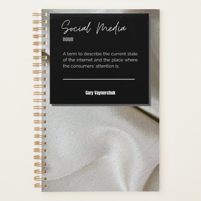 Agenda Undated Social Media Planner (Frente)