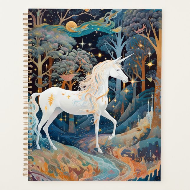 Agenda Unicorn Fantasy Art (Frente)
