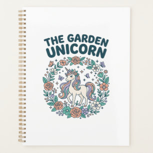 Agenda Unicórnio O Unicórnio Do Jardim Camiseta T Moda De