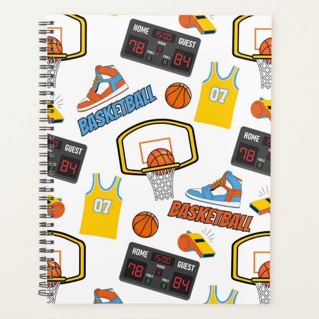 Agenda Unique Basketball Planner Journal (Frente)