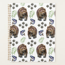 Unique Bear Planner Journal
